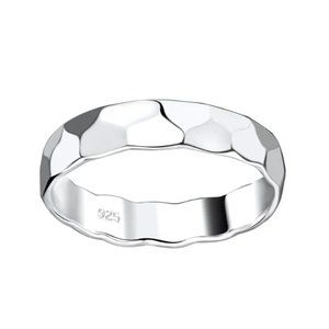 Sterling Silver Pattern Band Ring